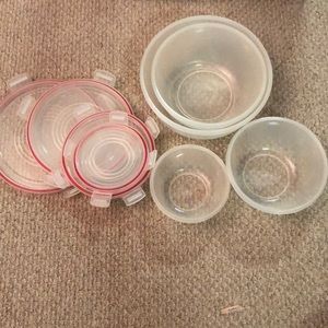 bpa free stackable storage containers set of 4